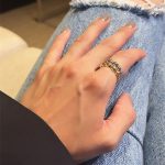 Anel meia aliança bolas - Imagem 2