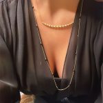 Colar meia gargantilha bolas