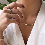 Anel meia aliança bolas - Imagem 3