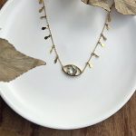 Colar Olho com gotinhas