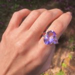 Anel Ametista Lavanda