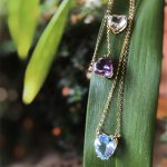 Colar Coração Ametista Lavanda - Imagem 3