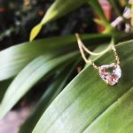 Colar Coração Ametista Lavanda