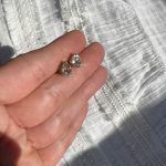 Brinco Gota Ametista Verde - Imagem 2