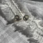 Brinco Gota Ametista Verde