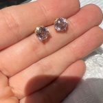 Brinco Ametista Lavanda