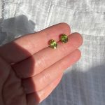 Brinco Oval Peridoto - Imagem 2