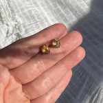 Brinco Oval Citrino - Imagem 2