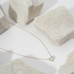 Colar Coração Topázio Sky