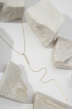 Colar gravata palito de brilhantes - Imagem 2