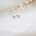 Brinco mini pizza zircônias