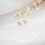 Brinco Estrela com zircônias