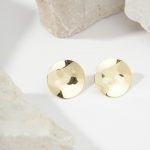 Brinco Moeda Ondulada