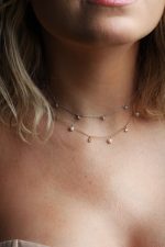 Colar Brilhantes com Pérolas