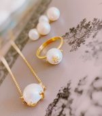 Anel Pérola Estrela com Brilhante - Imagem 2