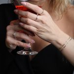 Pulseira Meio Bracelete com Brilhantes