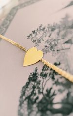 Pulseira Coração Fixo Corrente Dupla