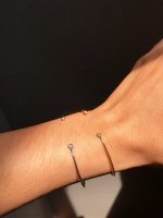 Bracelete Aberto com Brilhantes - Imagem 2