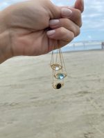 Colar Olho com Pedra Central