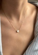 Colar Mini Coração Madrepérola - Imagem 2